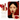 Red velvet lipstick in ornate gold floral tube with model application and red lip swatch