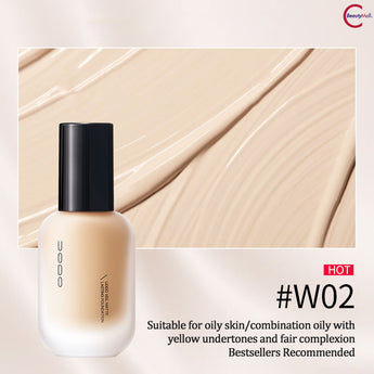 UODO Matte Long-lasting Foundation 颜色 C01