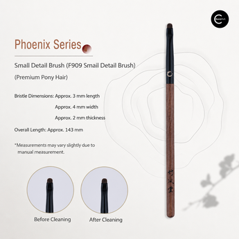 Zhu Feng Tang Phoenix Series F909 small detail brush with premium pony hair bristles