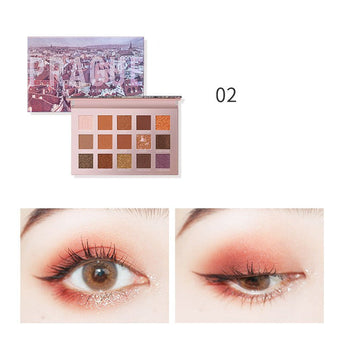 FOCALLURE15 Colored Glitter Eyeshadow Palette - CbeautyMall.com