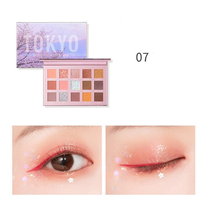 FOCALLURE15 Colored Glitter Eyeshadow Palette - CbeautyMall.com