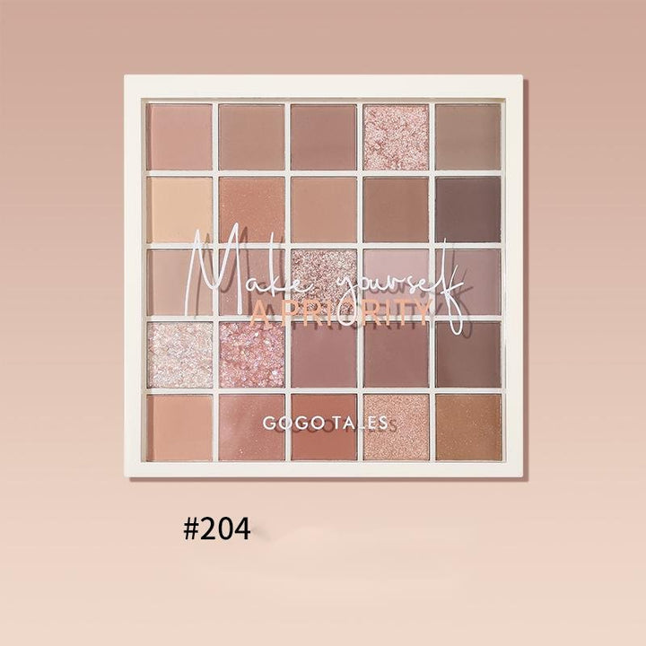 GOGOTALES25 Color Matte Pearly Eyeshadow Palette - CbeautyMall.com