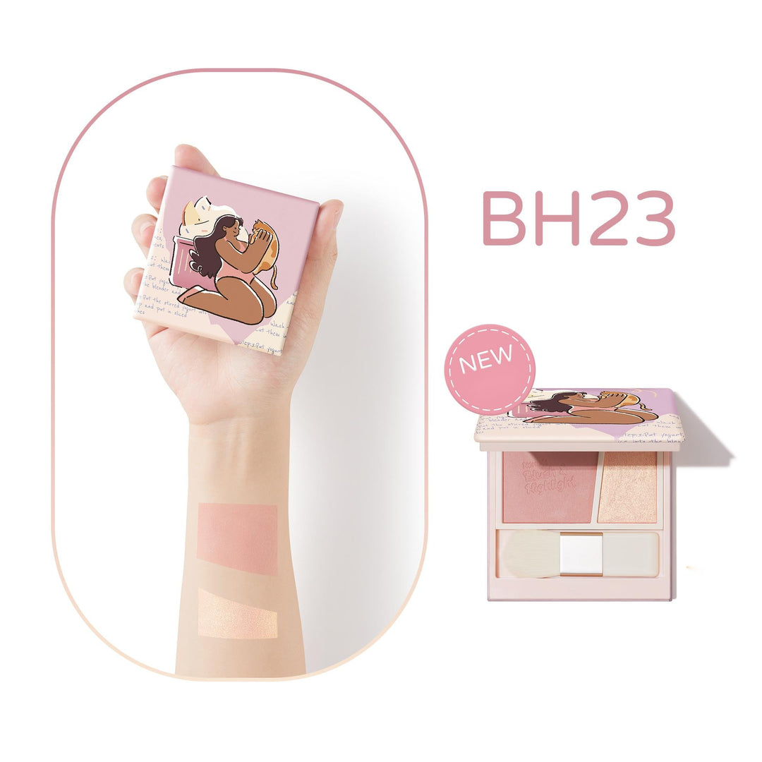 NONO NOTESBlush Highlighter Palette - CbeautyMall.com