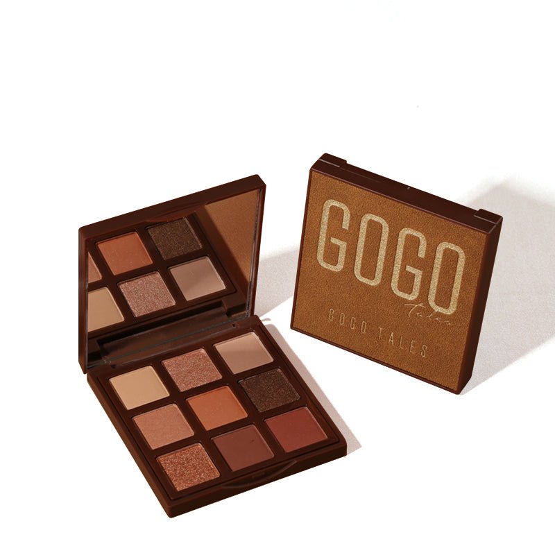 GOGOTALESChristmas Chocolate Matte Pearl Glitter Eyeshadow Palette - CbeautyMall.com