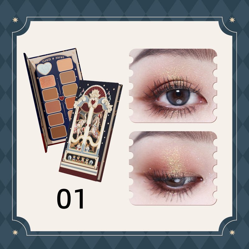Flower KnowsCircus Series 12 Color Eyeshadow Palette - CbeautyMall.com