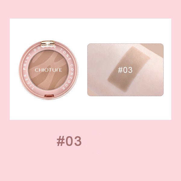 CHIOTUREDual Color Facial Shadow Contour Powder - CbeautyMall.com