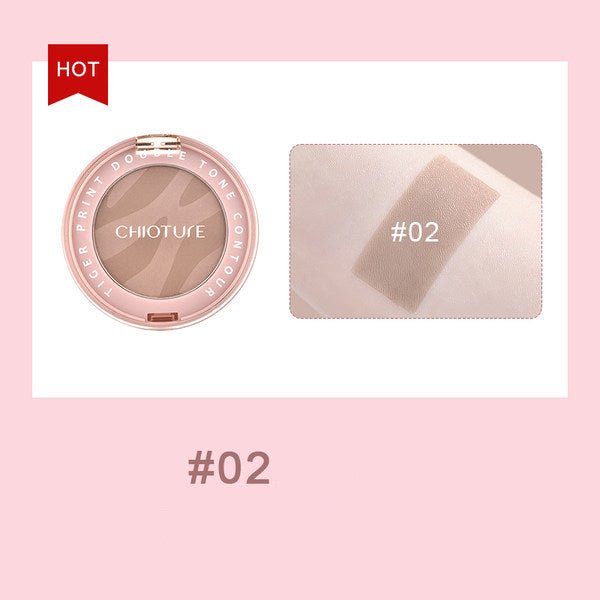 CHIOTUREDual Color Facial Shadow Contour Powder - CbeautyMall.com