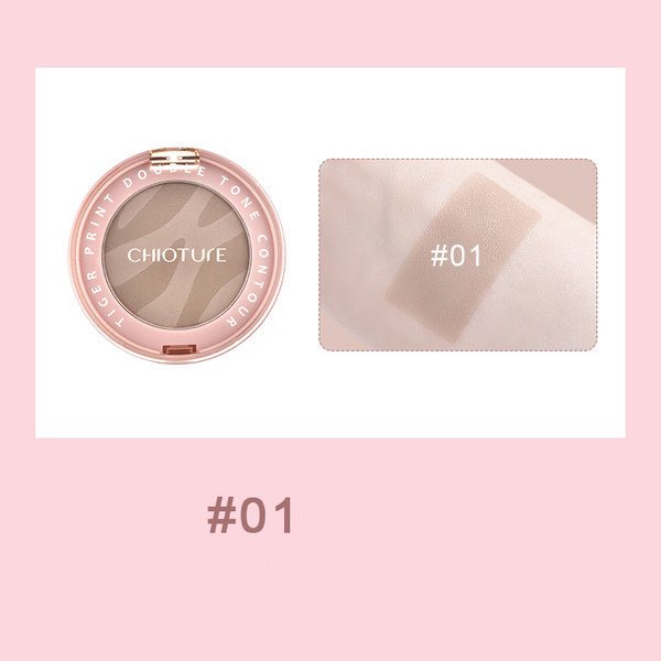 CHIOTUREDual Color Facial Shadow Contour Powder - CbeautyMall.com