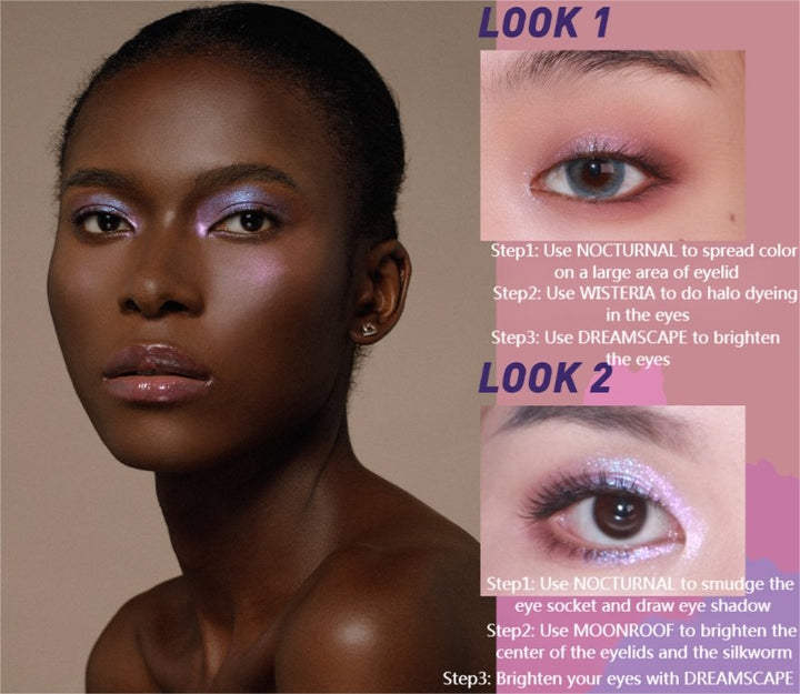 KALEIDOSFuturistic 6 color Eyeshadow Palette - CbeautyMall.com