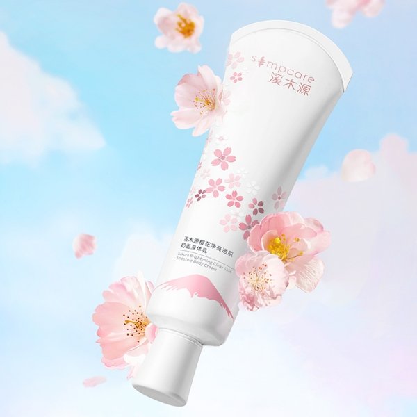 SIMPCARESakura Brightening Clear Skin Smoothing Body Lotion - CbeautyMall.com